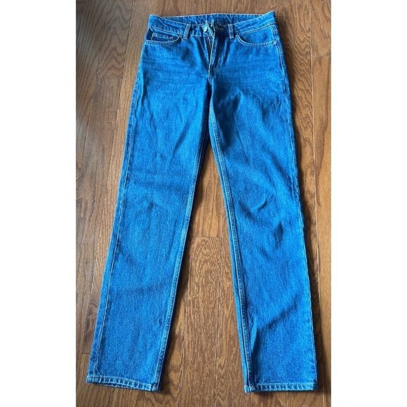 Weekday Denim Bon Base Blue Jeans — W 24 x L30 - Picture 3 of 11